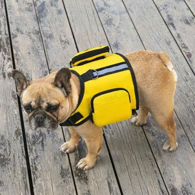Pet Backpack Dog Harness Style with Dispatchable Bags