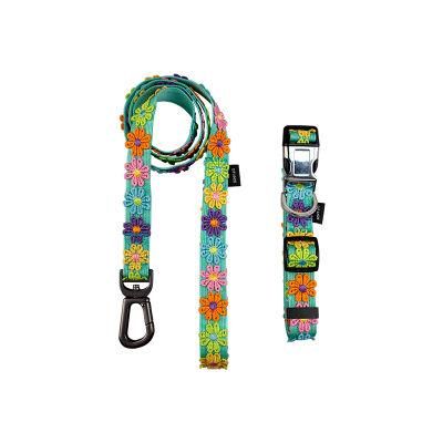 Original Design Weaving Process Custom Strong Dog Collar Leash Set