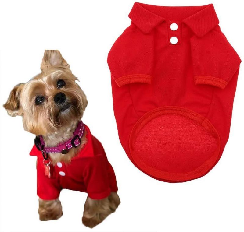 Manufacturer OEM Custom Logo Cotton Dog Clothes Pet Dog T-Shirt