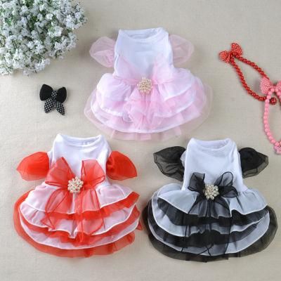Wholesale ODM Housemaid Cosplay Dog Summer Bubble Skirt Dog Pincess Dress