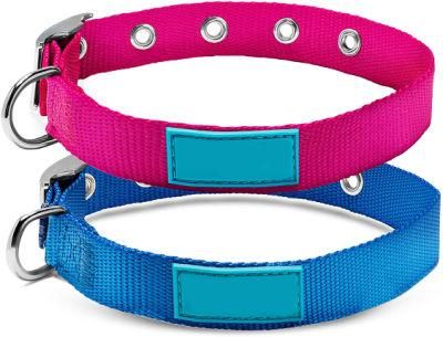 Personalized Dog Collars Metal Buckle Martingale Collar