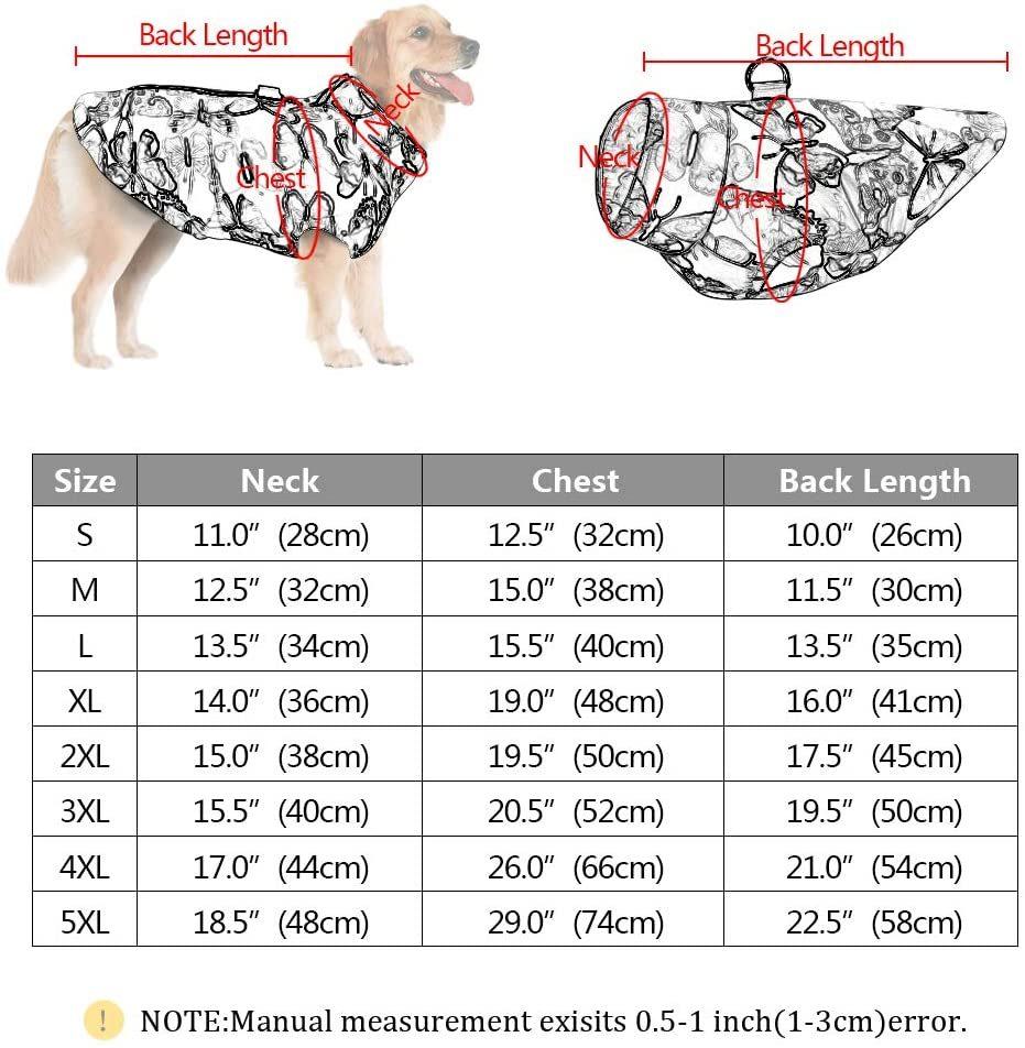 Waterproof Double D Ring Warm Dog Coat