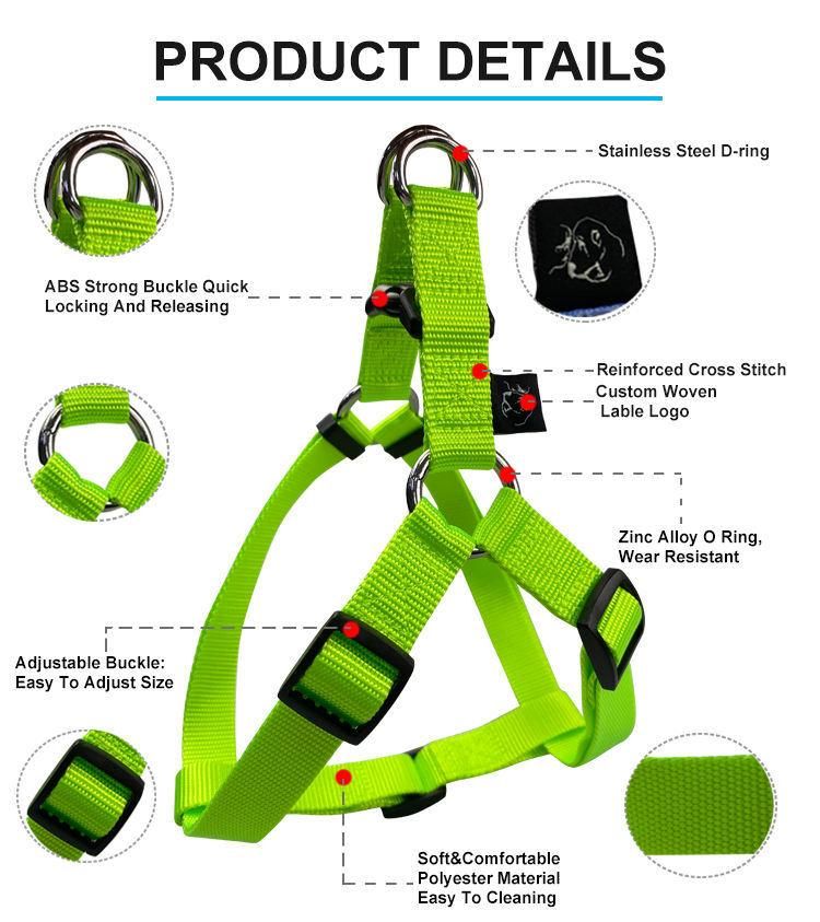 Reasonable Price Designer Custom Logo Dog Harness Leash Collar Sets
