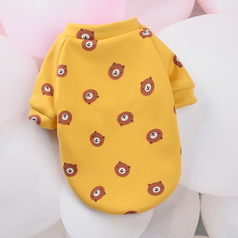Cute Print Small Dog Hoodie Coat Pet Cloth Sweatshirt Puppy Cat Pullover Dog Cloth