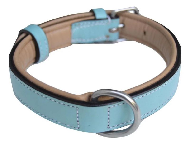 OEM Custom PU Leather Dog Collar Luxury for Pet Supplier