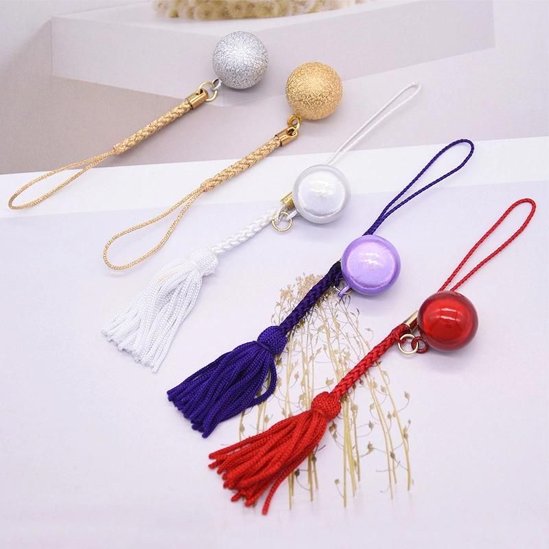 Small Fresh Japanese New DIY Jewelry Handmade Mobile Phone Pendant Tassel Rope Water Bell
