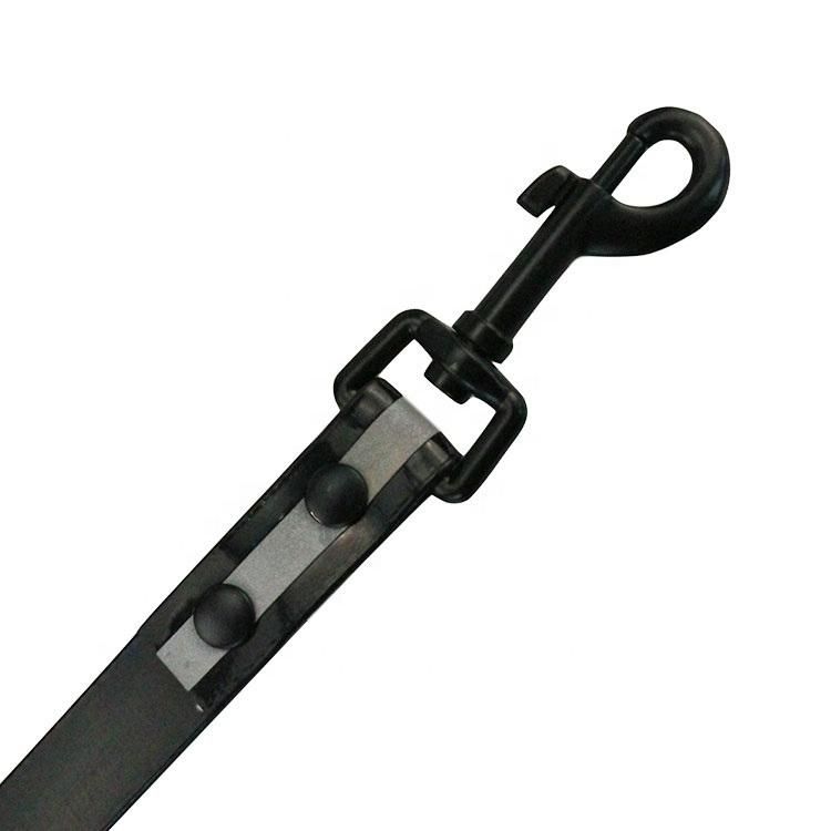 New Designer Waterproof Reflective Rubber PVC Webbing Pet Dog Leash