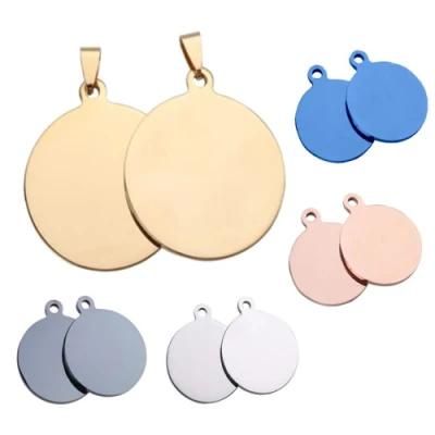 Metal Sublimation Necklaces Collar Name ID Pet Custom Logo Stainless Steel Blank Dog Tags