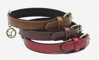 Heavy Duty Waterproof Classic Leather Dog Pet Collar