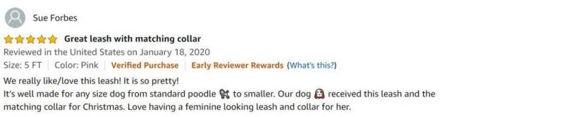 5FT Walking Training Lead Pattern Dog Leash