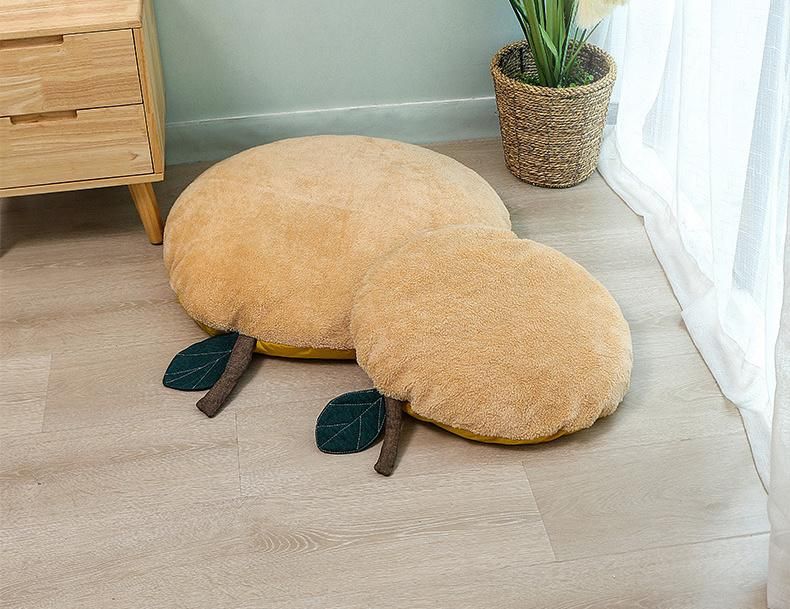 Fruit Shape Soft Stuffed Doll Office and Home Cushions Comfort Plush Cushion Seat Pet Bed