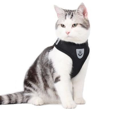 Dog Vest Harness Set- Summer Breathable Mesh Pet Pulling Strap for Dog Outdoor