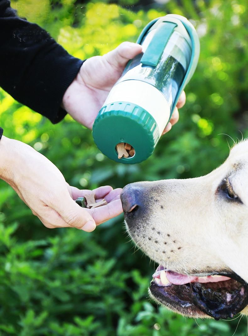 New Design! Portable Pet Dog Travel Water Bottle, with Food Container