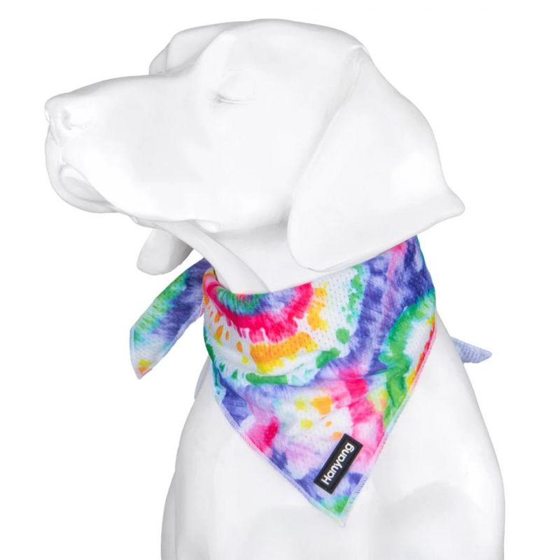 OEM Wonderful Colorful Printing Pattern and Brand Logo Bandana for Pets Dog