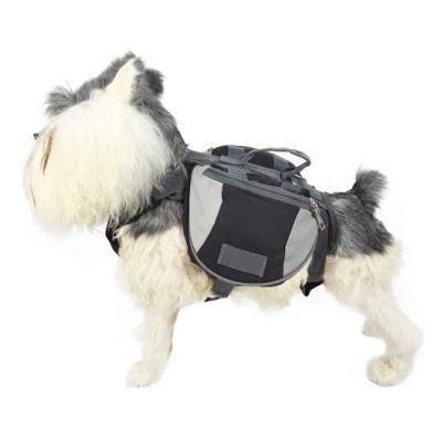 Stocked Adjustable Breathable Reflective Foldable Dog Saddle Bag Pet Supply