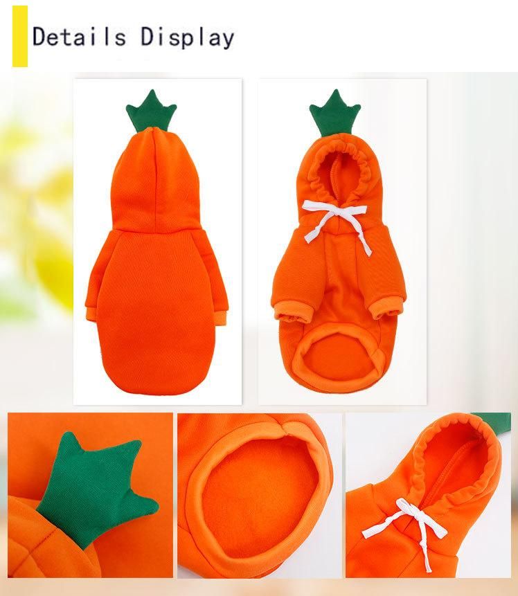 Medium Large Dog Lovely Cosplay Fruit Cloth Puppy Cat Fall Winter Pet Teddy Sweater Fleece Clothes