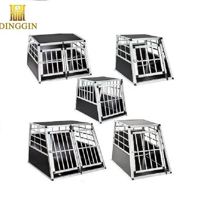 Safety Folding Big Aluminum Dog Crate