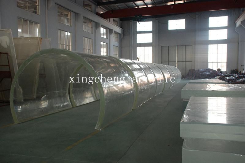 Acrylic/PMMA Tunnel for Aquarium and Oceanarium