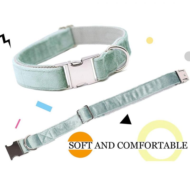 Velvet Classic Soft Comfortable Adjustable Dog Collar