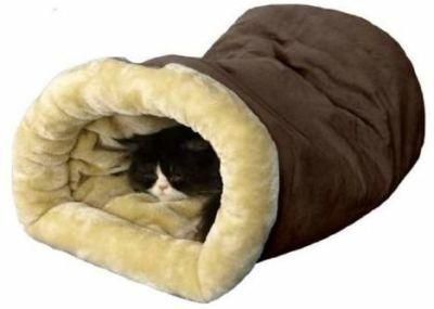 Best Cat Bed 2-in-1 Cave Plush Lining Cat Igloo Bed