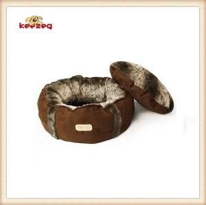Highly Recommend Velvet Mink Pet Round Bed for Dog