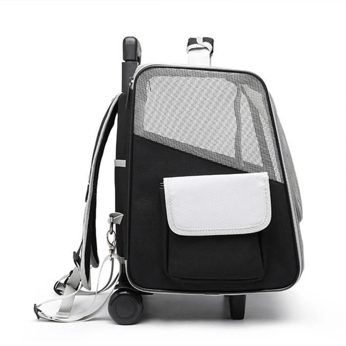 Custom Pet Outbound Portable Trolley Backpack Cats Dogs Travel Supplies