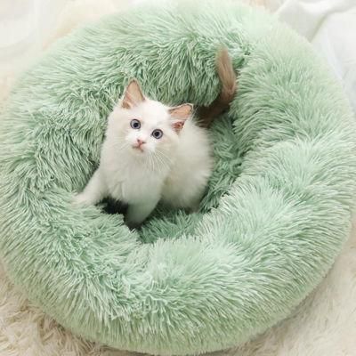 Pet House Winter Warm Plush Cat Bed Semi-Enclosed Pet Bed Cat Pet Supplies Bed