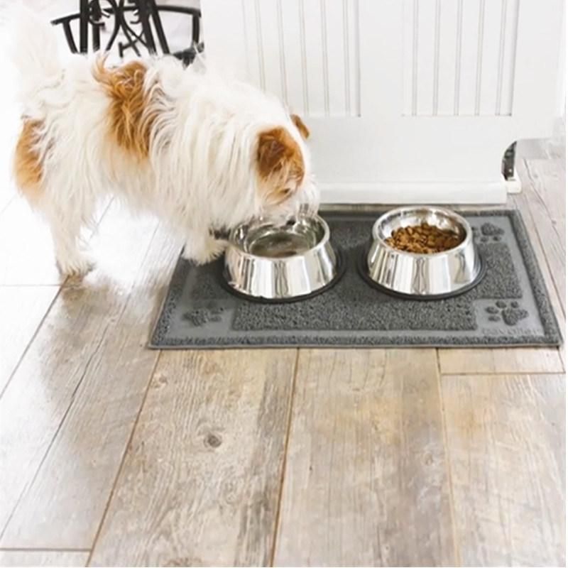 Dog Cat Placemat Food Mat Pet Bowl Mat Small Dog Feeding Mat