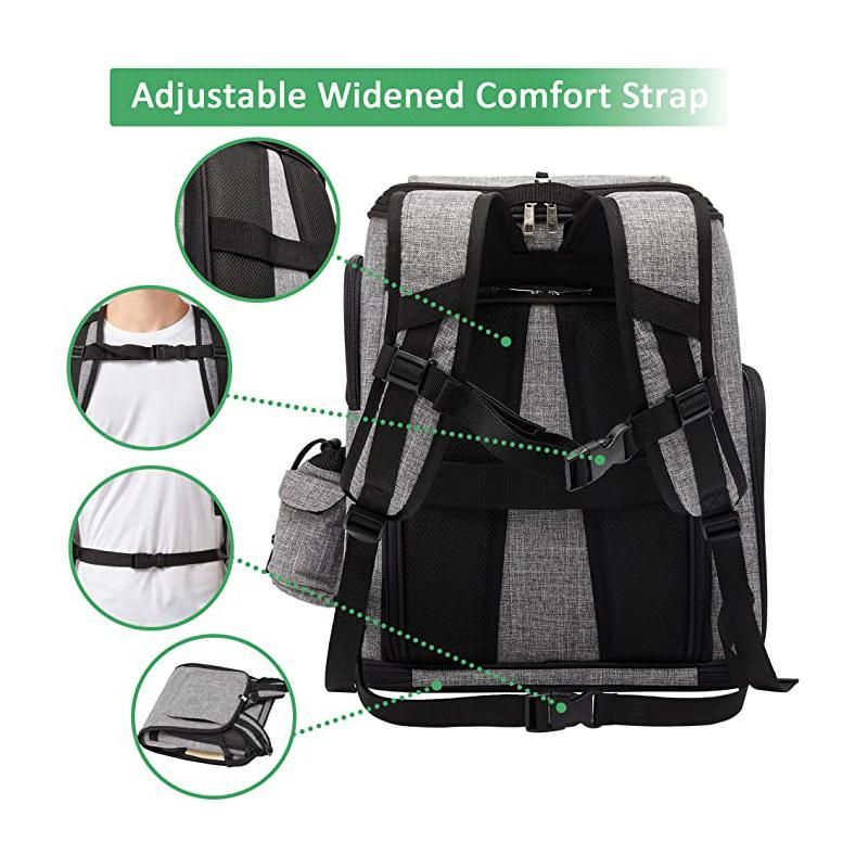 Custom Lightweight Expandable Ventilated Travel Pet Carrier Backpack for Hiking