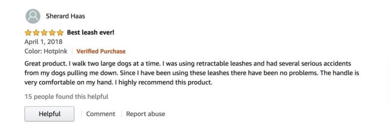 Extremely Durable Premium Quality Mountain Climbing Dog Rope Lead, Strong, Sturdy and Comfortable Pet Dog Leash