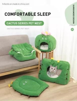Wholesale High Quality Cactus Pet Nest Cat Bed