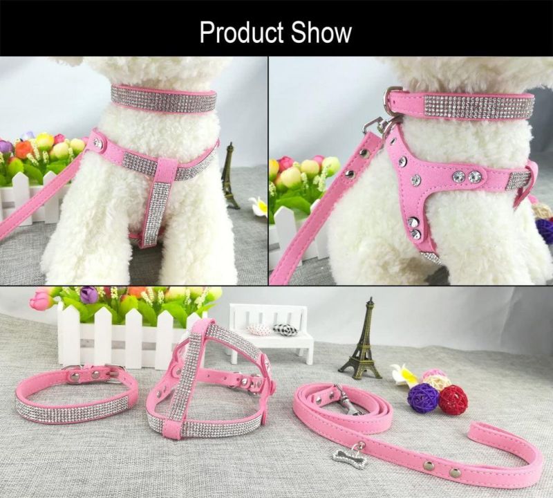 Dog Collar & Harness & Lead Sets Fashion Dog Collar Diamante