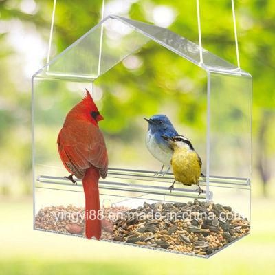 Yyb Wholesale Creative High Quality Clear Acrylic Bird House