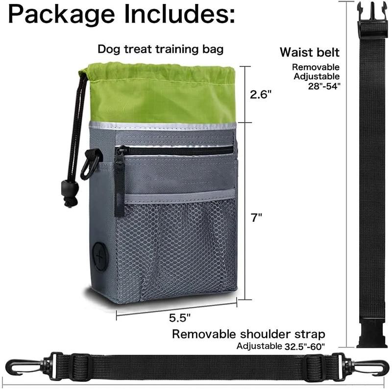 Wholesale Large Capacity Durable Outdoor Waist Dog Training Treat Pouch with Belt Pet Dog Training Food Bags
