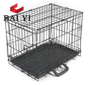 Folding XXL Iron Colored Dog Crate Made in China