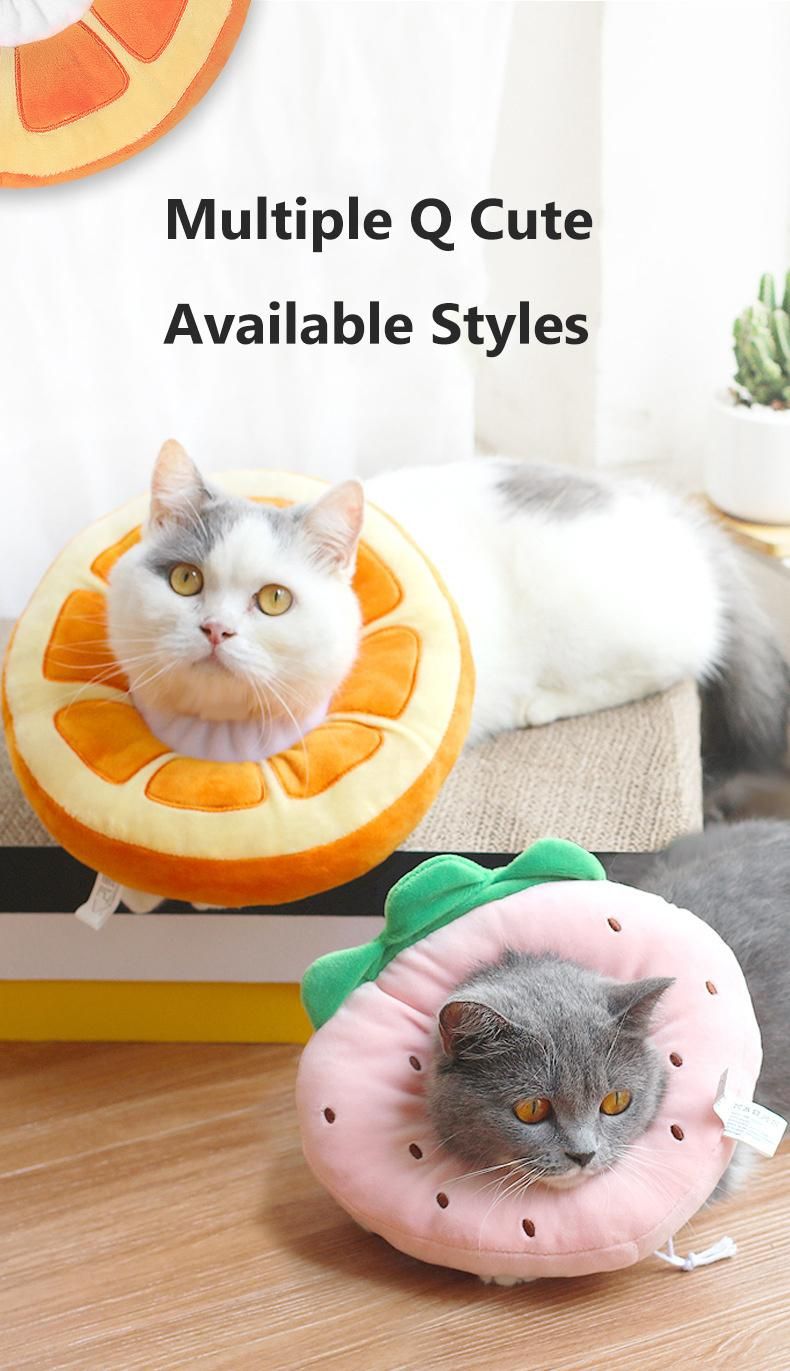 Fancy High Quality Small Large Personalized Wholesale Soft Unique Pet Cat Elizabethan Collar