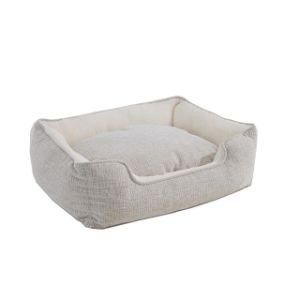 Orthopedic Contoured Pet Bed Lounger Super Durable Pet Products Minimalism Design OEM Factory