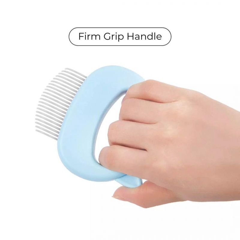 Removal Massaging Shell Comb Soft Deshedding and Shedding Matted Fur Remover Massage Cat Comb