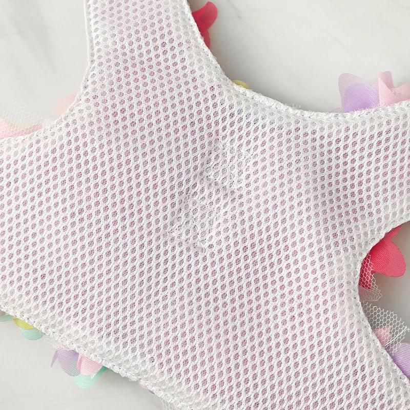 Dog Cat Harness Leash Set Adjustable Lace Pet Harness