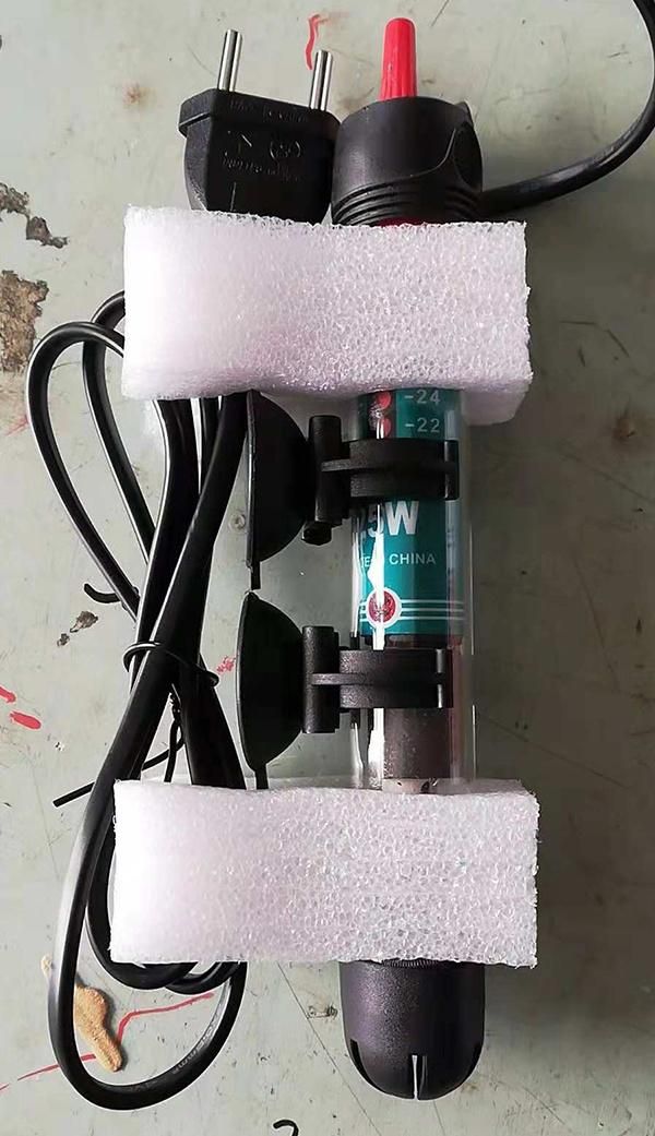Temperature Adjustable Aquarium Water Heater with Protective End Cover 200W
