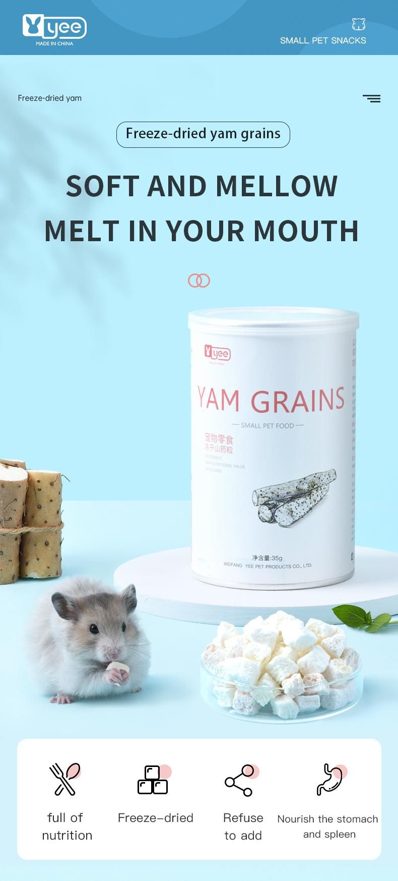 Yee Hamster Rabbit Molar Snacks Freeze-Dried Products Pet Food