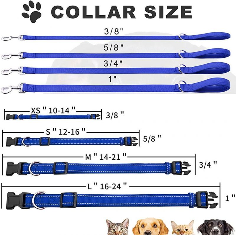 Nylon Dog Collar with Quick Release Premium ABS Made Buckle