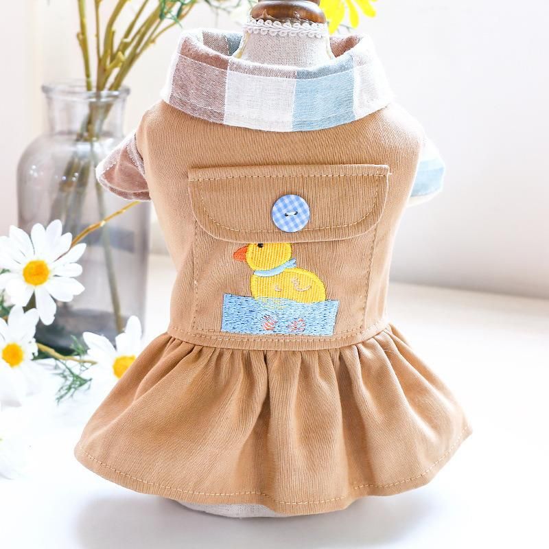 Dog Clothes Cat Pet Clothes Supplies Spring Summer Princess Skirt Cool Breathable Dog Dress Pet Clothes