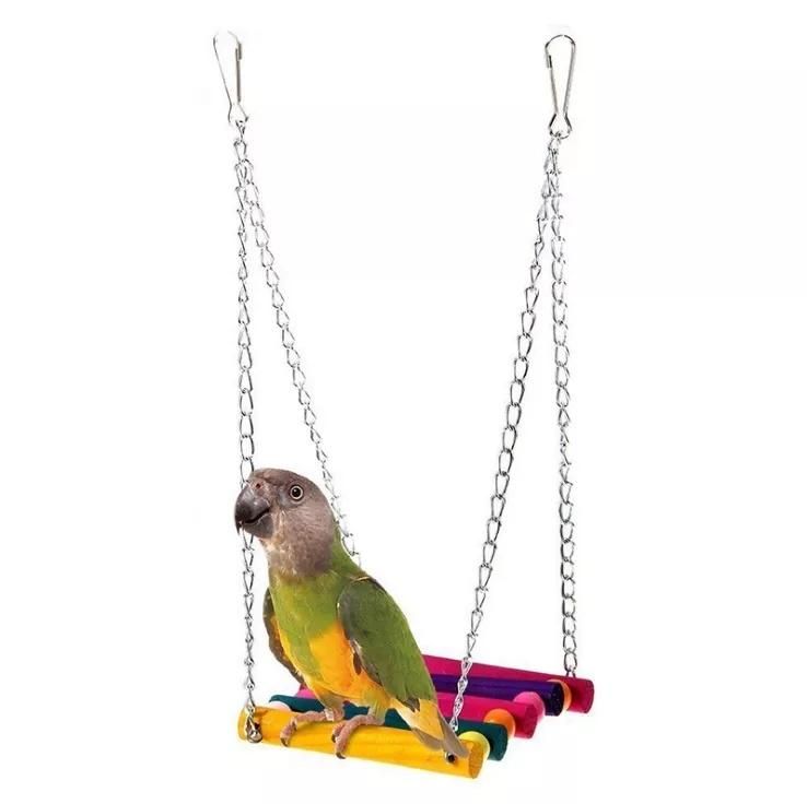Bird Toy Parrot Supplies Climbing Ladder Cloud Ladder Ladder Swing Beads Parrot Swing Budgie Hanging Bird Toy
