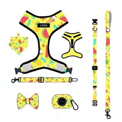 2021 Hot Sale Dog Products Custom Print Dog Accessorises Pattern Luxury Comfortable Ajustable Pet Supplies/Pet Accessory