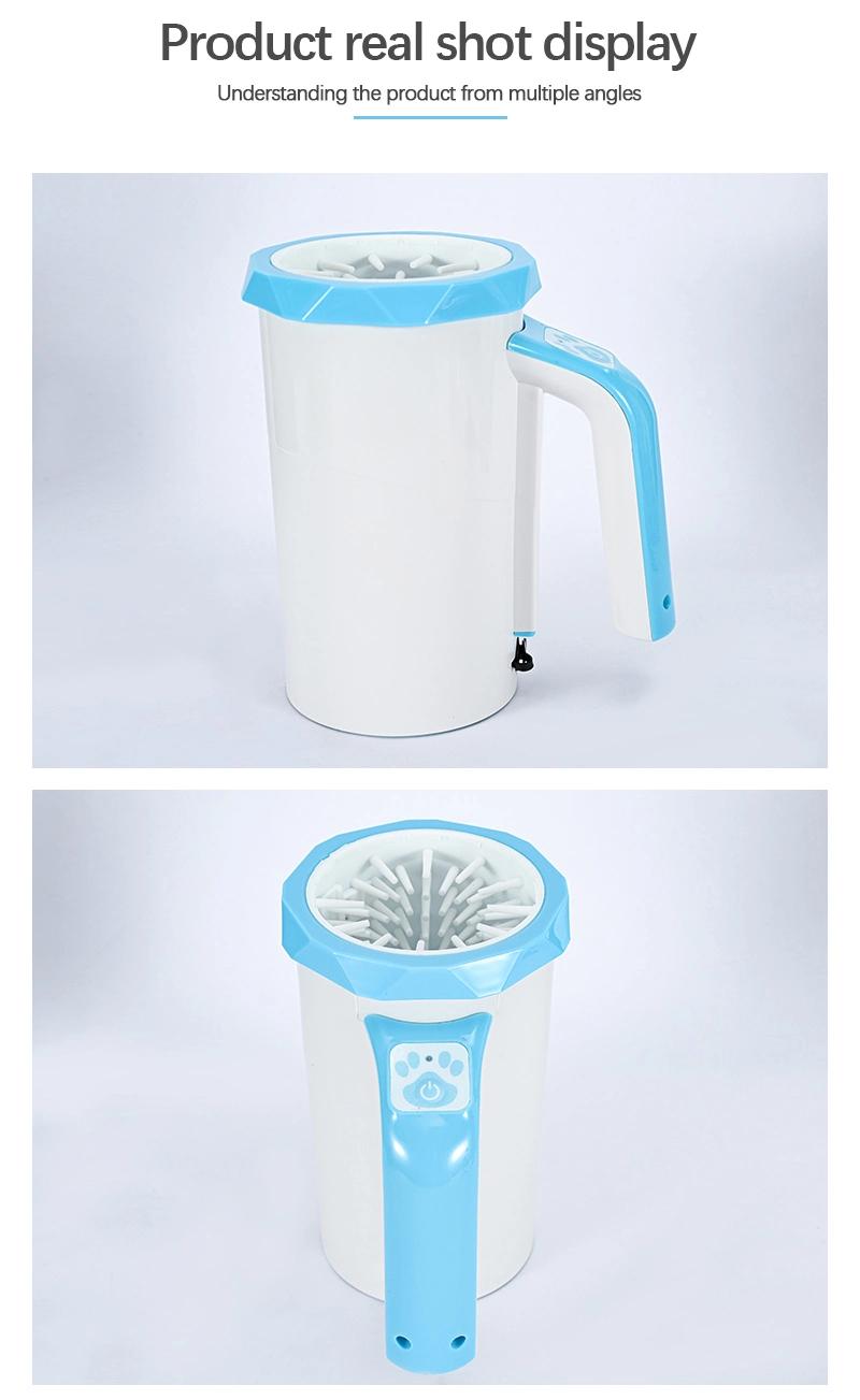 USB Rechargeable Automatic Paw Washer Dog Paw Washing Cupfor Dog Paw Grooming Pet Foot Washing Cup
