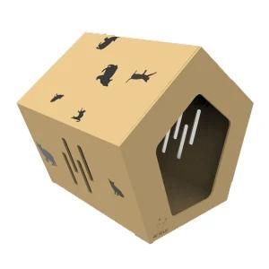 Cardboard Indoor Cat Bed House