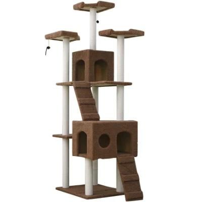 Cat Tree High Quality Sisal Scratching Climbing Tower Cat Tree Five-Layer Sisal Cat Tree