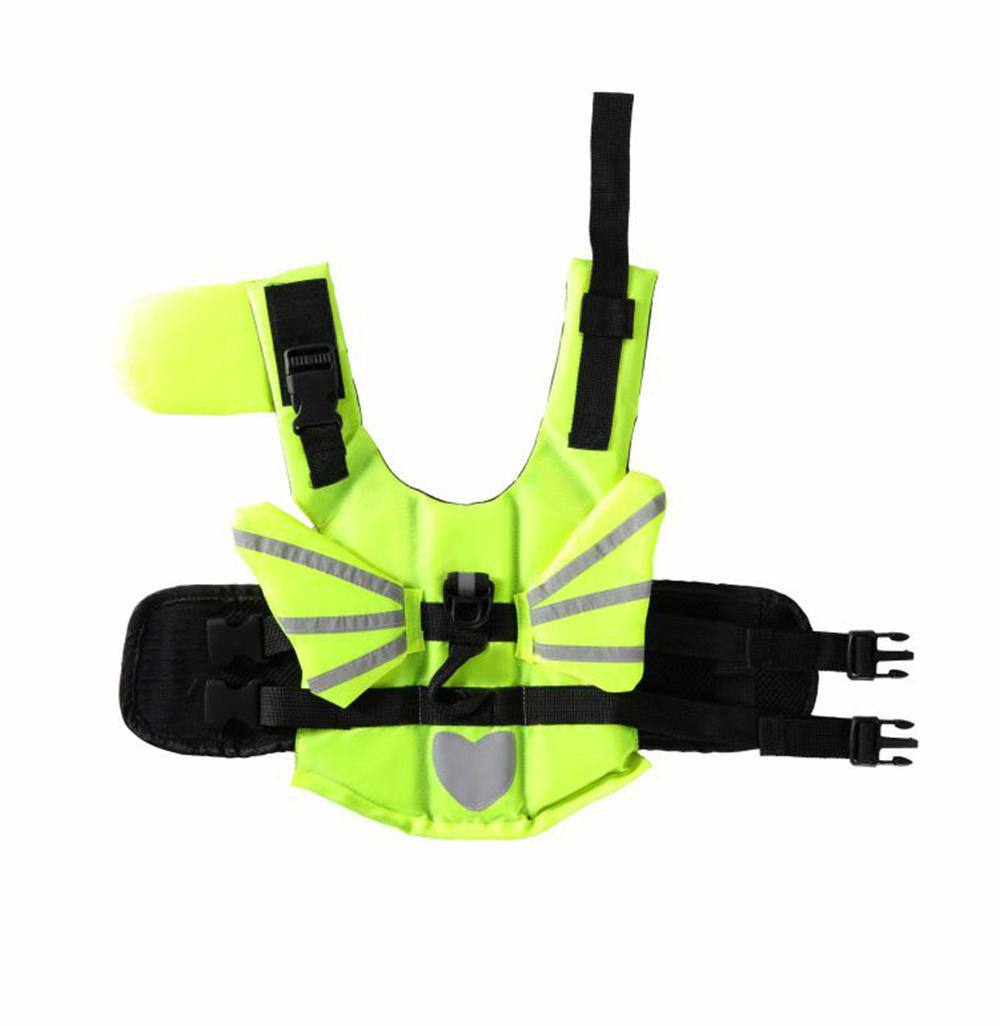 Dog Life Jacket Pet Safety Life Vest Adjustable Dog Swimsuit Reflective Preserver with Rescue Handle Summer Dog Swimming Clothes Harness