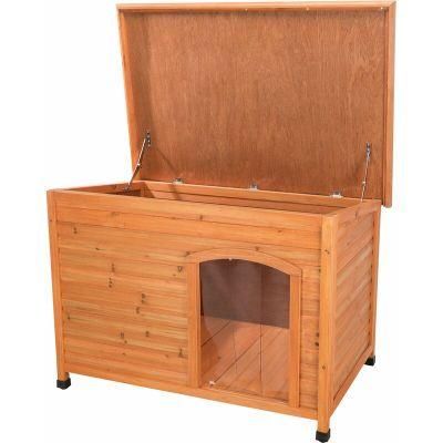 Hot Sale Wood Dog Cages Wooden Dog House with Open Roof Top Dogs and Puppies for Sale